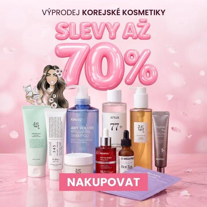 Reklamní kreativa pro e-shop s korejskou kosmetikou