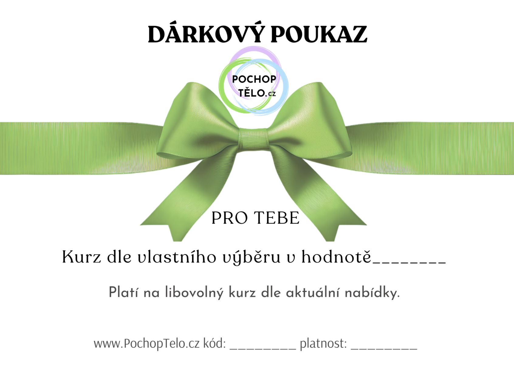 Dárkový poukaz