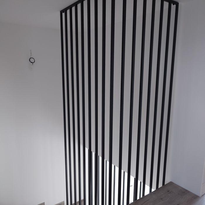 Ocelové zábradlí se svislou výplní