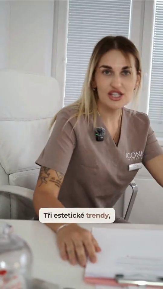 Edukativní Reel s odbornicí z estetické kliniky
