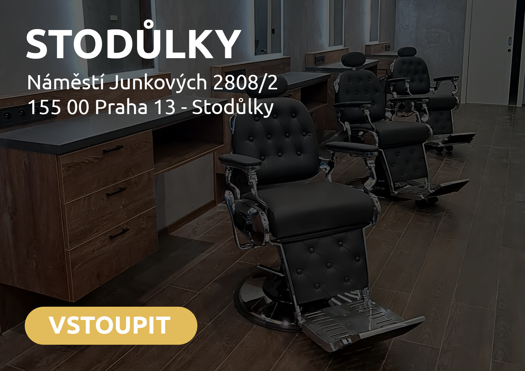 Křesla v barber shopu, Stodůlky