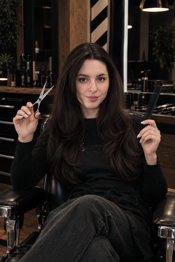 Angelina, barberka