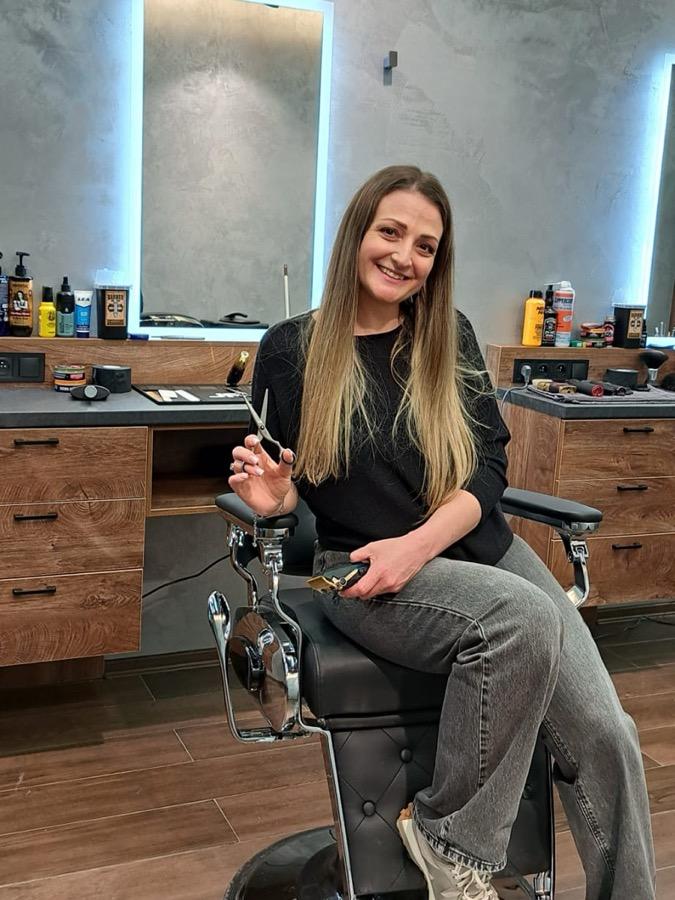 Máša, senior barberka Better Barber Stodůlky