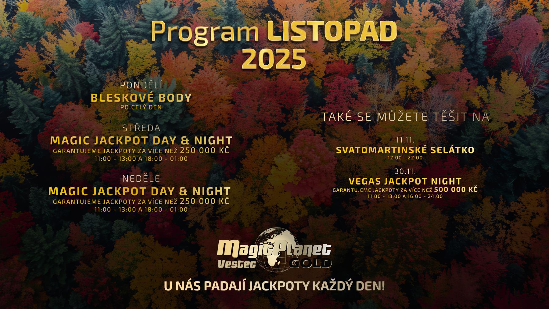 program říjen 2025